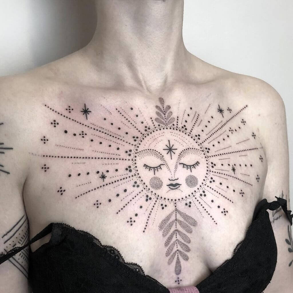 50 Best Chest Tattoos For Women In 2024 Dezayno