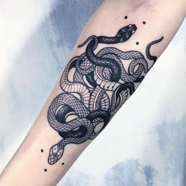 50 Cool Snake Tattoo Ideas Who Love Elongated Lines