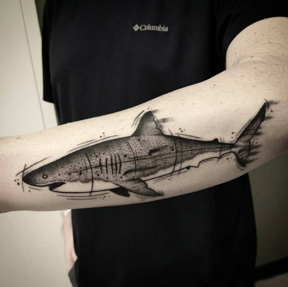 50 Fantastic Shark Tattoos That Are Better Than Shark Week Tattooblend