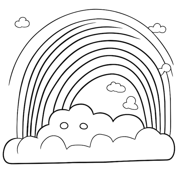 50 Free Rainbow Coloring Pages For Kids 2023 Printables Opens A New Tab