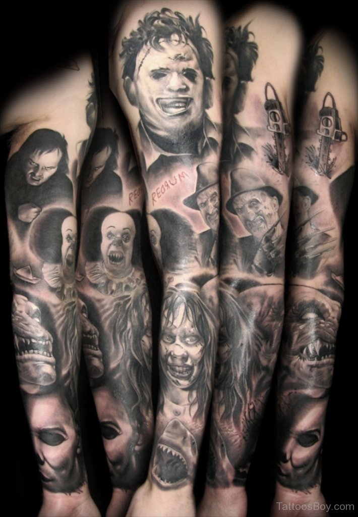 50 Horror Tattoo Ideas In 2022 Horror Tattoo Tattoos Photo Backgrounds