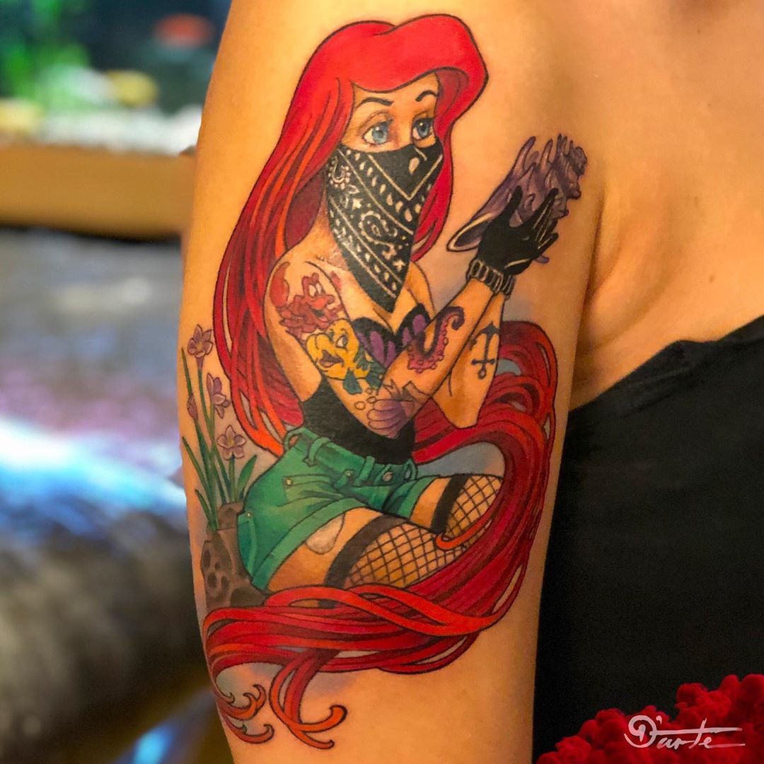 50 Magique Petite Sir Ne Tatouages Little Mermaid Tattoos Little