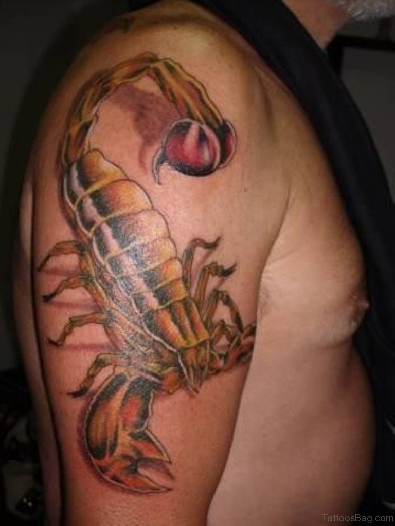 50 Magnificent Scorpion Tattoos On Shoulder Tattoo Designs Tattoosbag Com