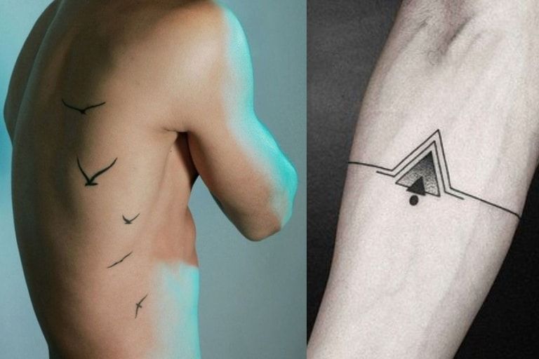 50 Minimalist Tattoo Ideas That Prove Less Is More Man Of Many