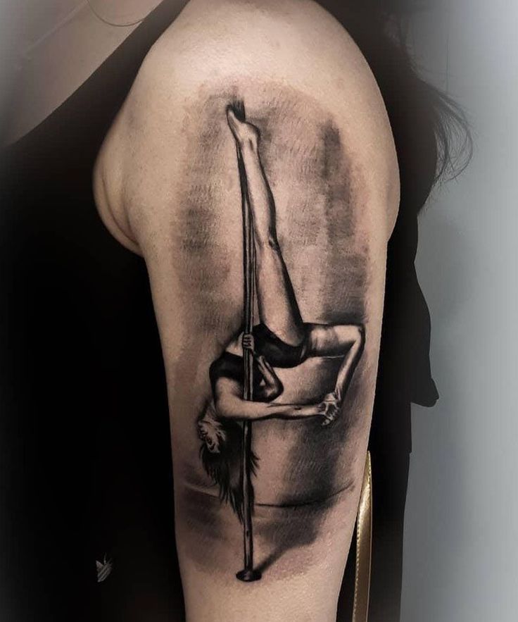 50 Pole Dance And Aerial Tattoo Ideas Pole Dancing Tattoos Dance