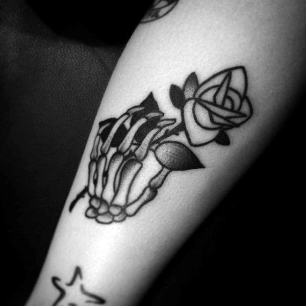 50 Traditional Rose Tattoo Designs For Men Flower Ink Ideas