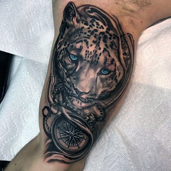 50 Wild Snow Leopard Tattoo Designs For Men