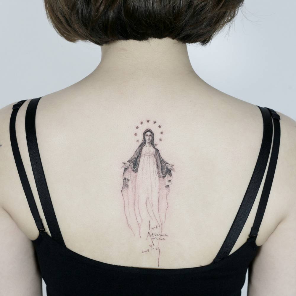 54 Virgin Mary Tattoos For Women Plan Artplan