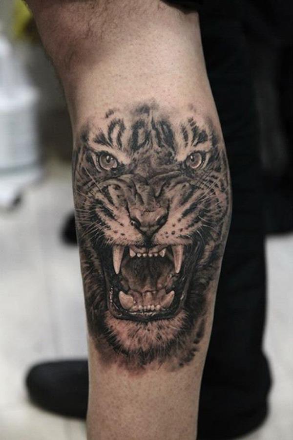 55 Awesome Tiger Tattoo Designs Cuded Foot Tattoos Body Art Tattoos