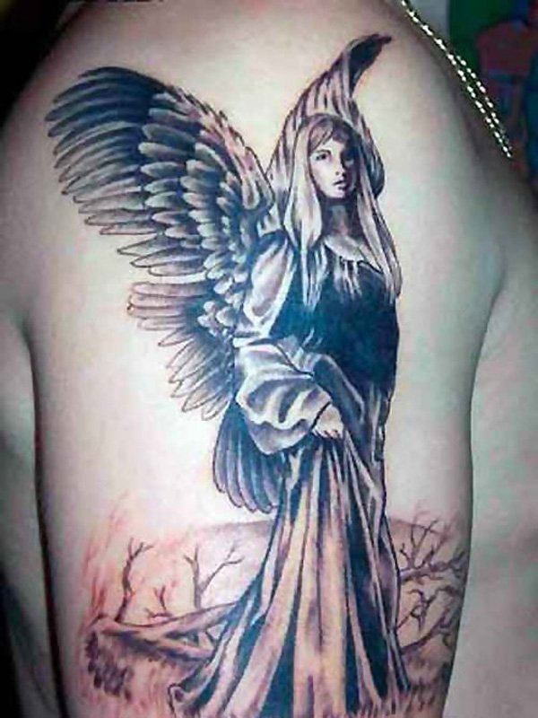 55 Most Amazing Angel Tattoos And Designs For Men And Women