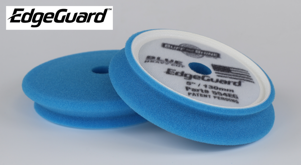 554Eg Edgeguard Foam Pad Blue Heavy Cut 5 130Mm 2 Pack Buff