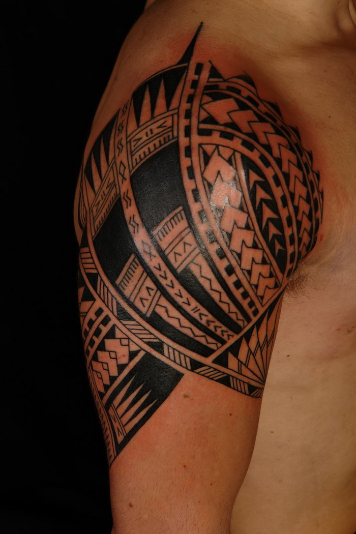 59 Awesome Hawaiian Shoulder Tattoo Designs Shoulder Tattoos