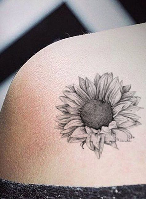 60 Adorable Sunflower Tattoos That Will Always Cheer You Up Meanings