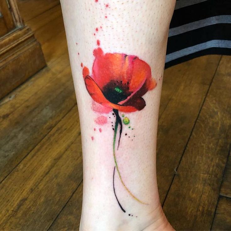 60 Beautiful Poppy Tattoo Designs And Meanings In 2020 Poppies Tattoo