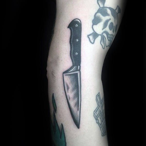 60 Classic Chef Knife Tattoo Designs For Men 2024 Guide Knife