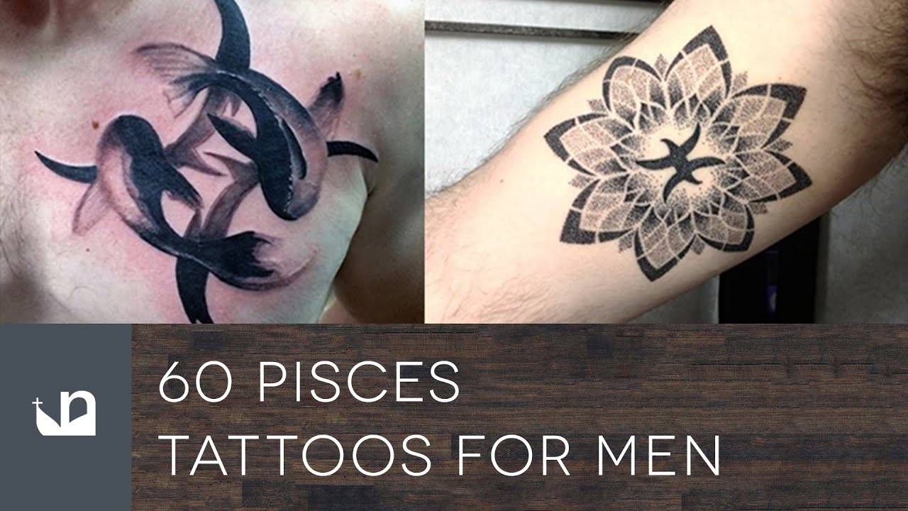 60 Pisces Tattoos For Men Astrology Ink Design Ideas