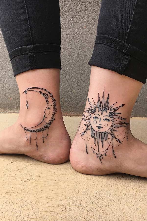 63 Most Beautiful Sun And Moon Tattoo Ideas Page 6 Of 6 Stayglam