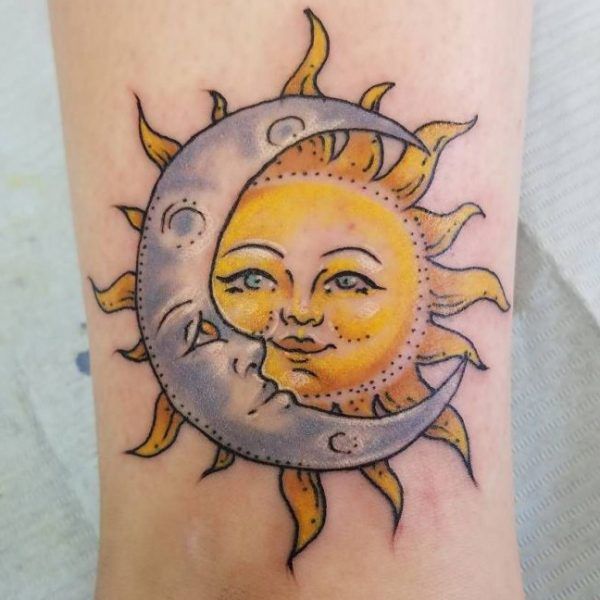 65 Amazing Sun And Moon Tattoo Designs For The Couples Tattoo Me Now