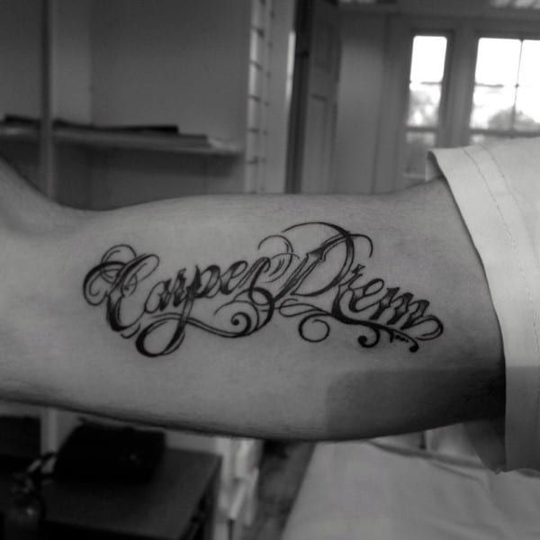 70 Carpe Diem Tattoo Designs For Men Seize The Day Ink Ideas