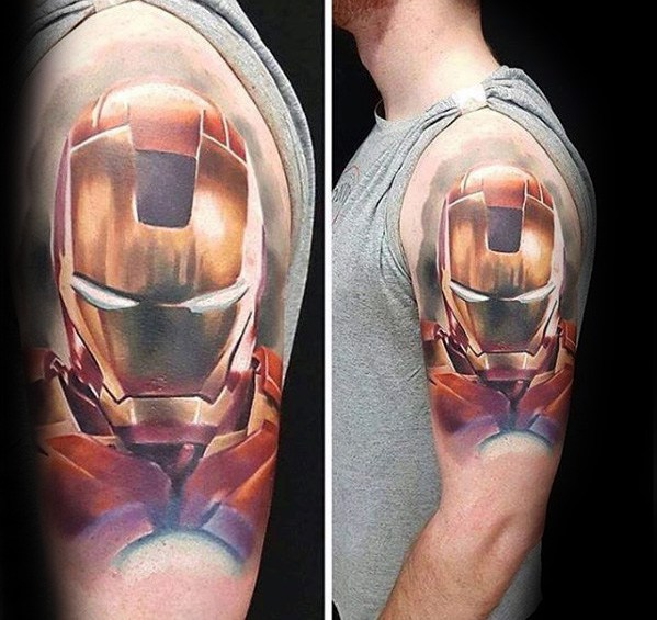 70 Iron Man Tattoo Designs For Men Tony Stark Ink Ideas Iron Man