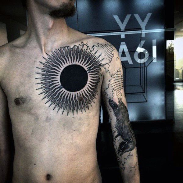 70 Sun Tattoo Designs For Men A Symbol Of Truth And Light