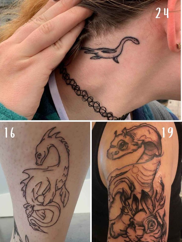 73 Loch Ness Monster Tattoo Ideas Tattoo Glee