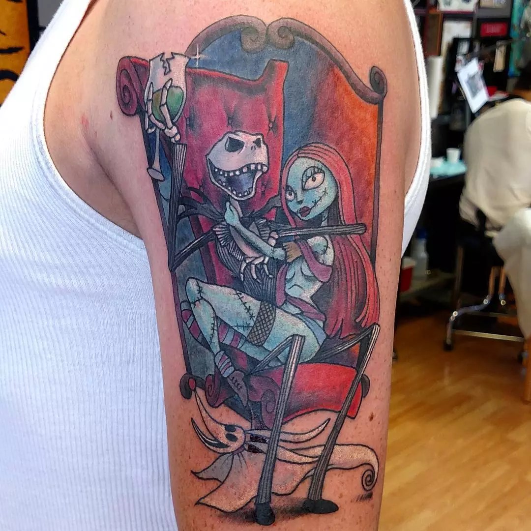 75 Best Nightmare Before Christmas Tattoo Design Ideas 2019