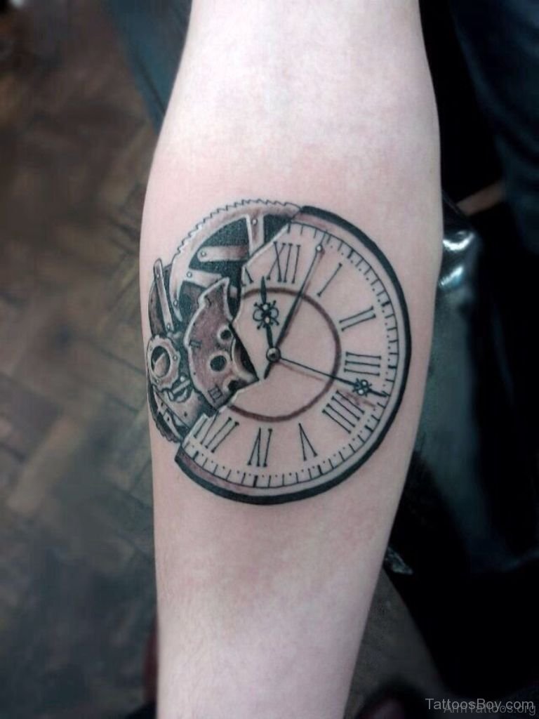 75 Classy Clock Tattoos On Arm