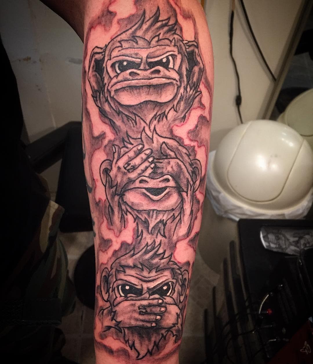 8 Best See Hear Speak No Evil Tattoo Designs Ideas Tattoo Designs Tattoos Evil Tattoo