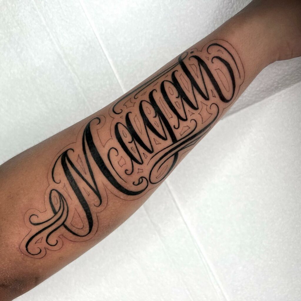 80 Stunning Arm Tattoo Lettering Ideas For Your Next Ink