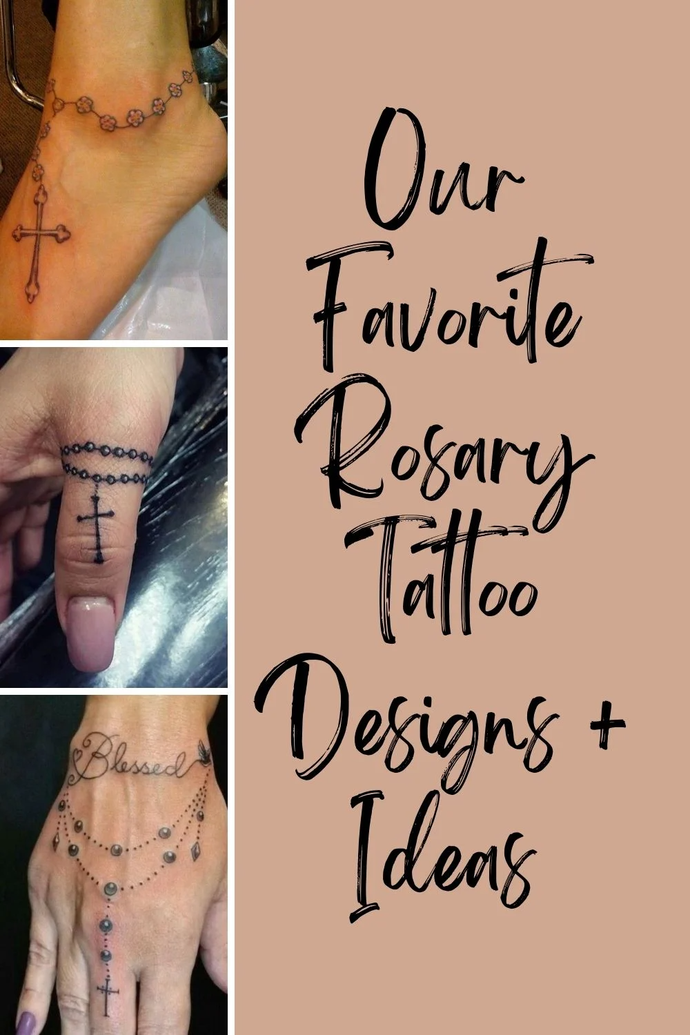 87 Beaded Rosary Tattoo Designs Ideas Tattoo Glee