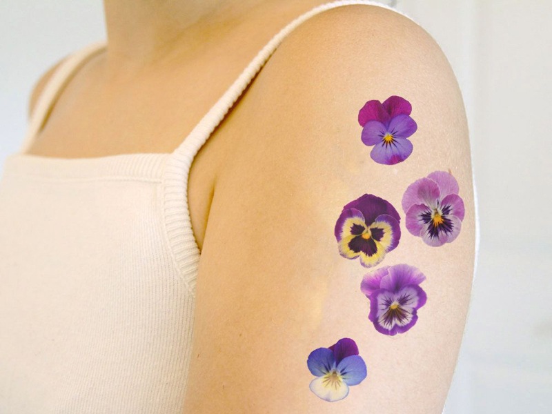 9 Ravishing Pansy Tattoo Designs With Images Styles At Life