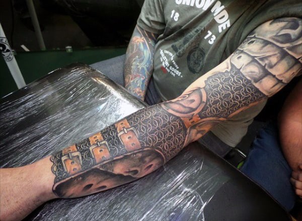 90 Best Armor Tattoos In 2020 Cool And Unique Designs