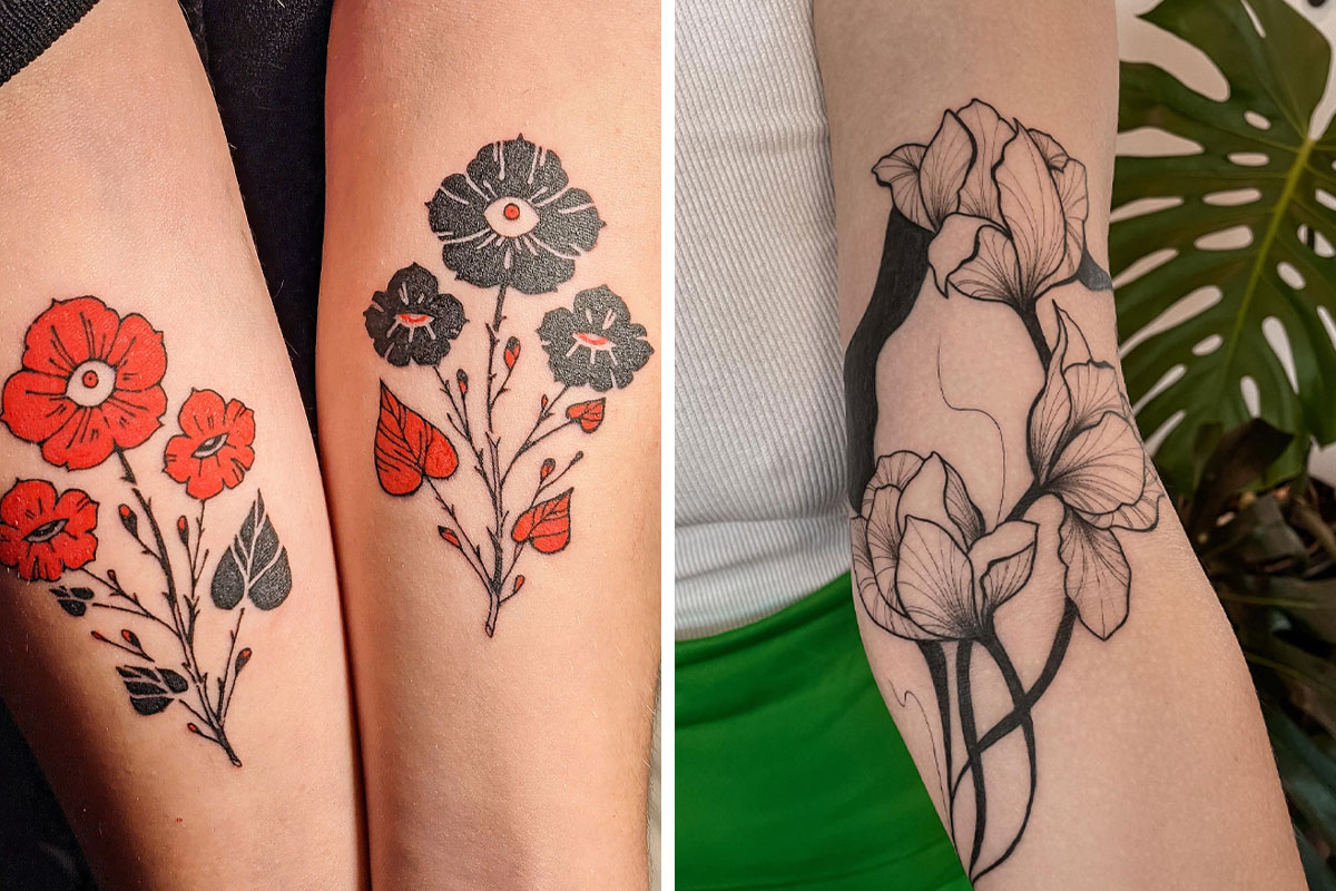 90 Flower Tattoo Ideas That Radiate Elegance And Beauty Bored Panda