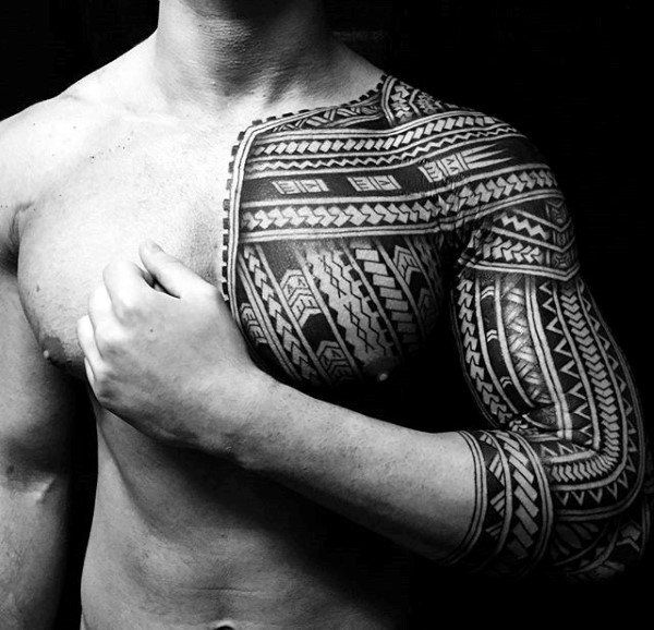 90 Samoan Tattoo Designs For Men Tribal Ink Ideas