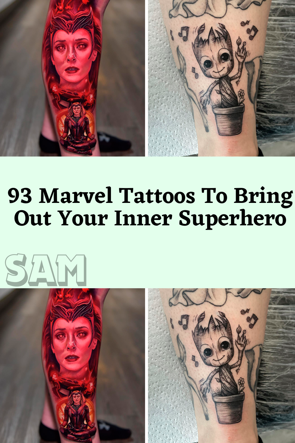 93 Marvel Tattoos To Bring Out Your Inner Superhero Bored Panda