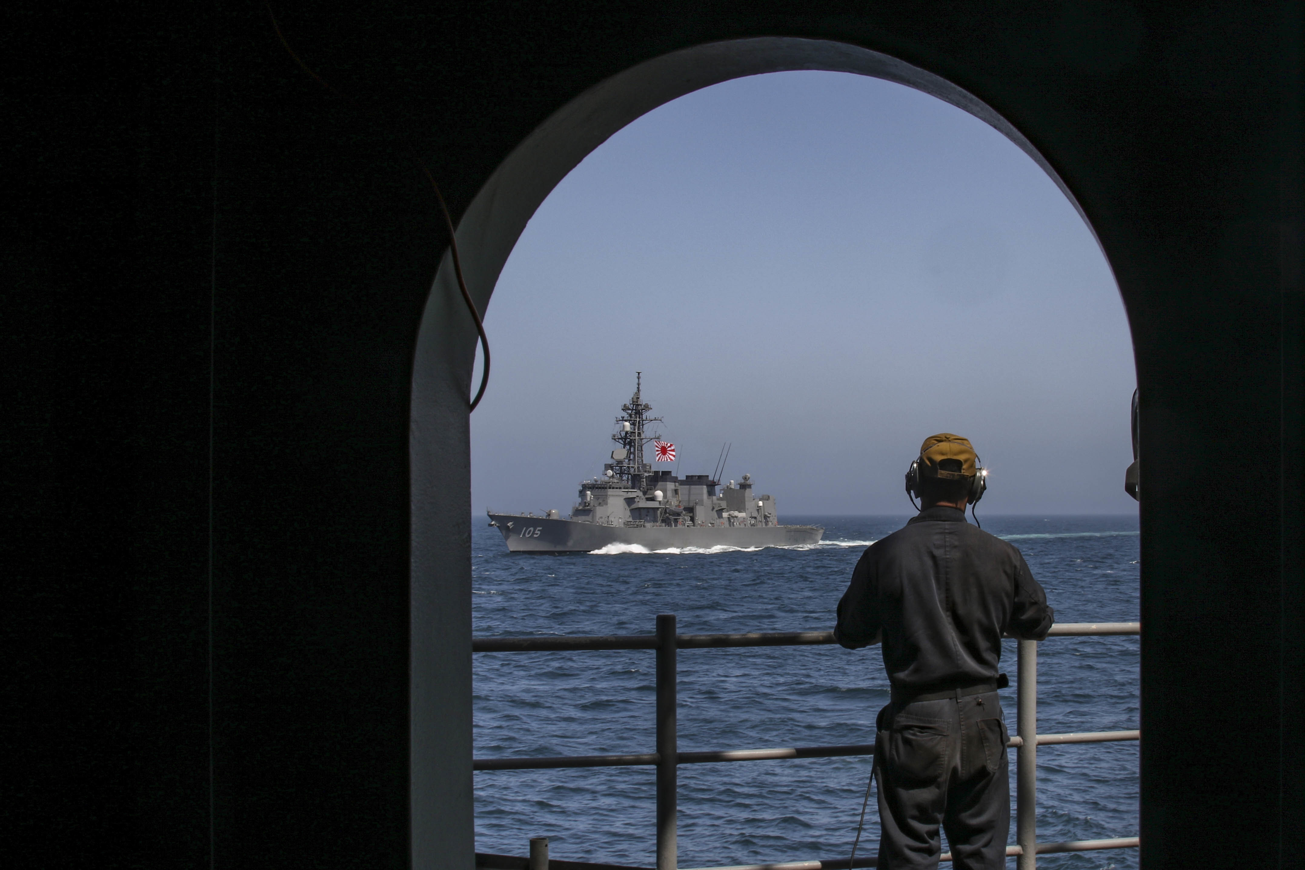 Abraham Lincoln Carrier Strike Group Conducts Exercises With The Jmsdf