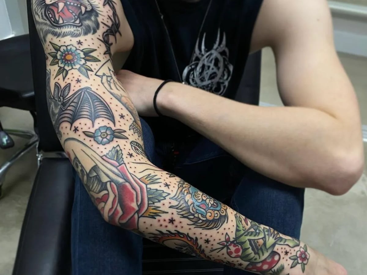 Aggregate 89 Men S Sleeve Tattoos Latest In Coedo Com Vn