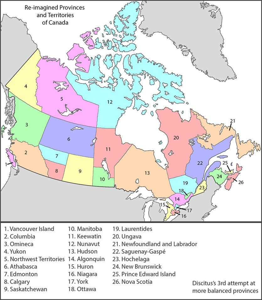 Alternate Canadian Provinces And Territories R Canada