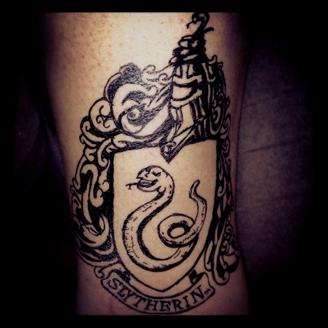 Another One Goes To Slytherin Life Tattoos New Tattoos Body Art Tattoos I Tattoo Tatoos