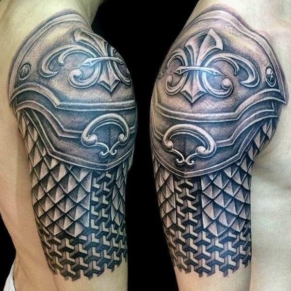 Armor Tattoo Ideas For Men Ultimate Symbol Of Masculinity And Strength