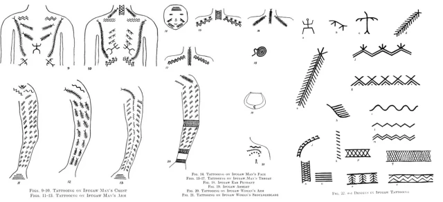 Batok Igorot Tattoos In The Cordillera Igorotage