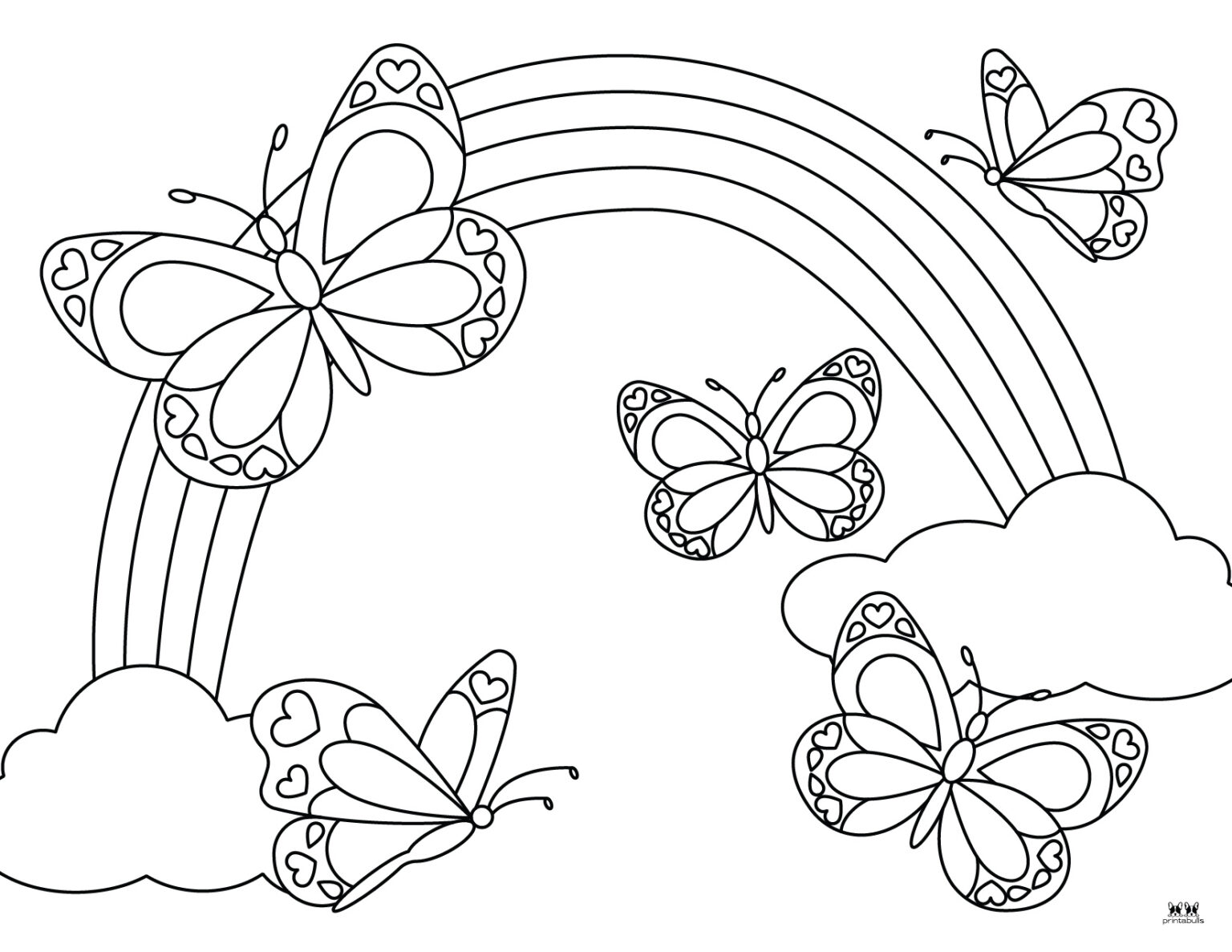 Beautiful Butterfly Coloring Pages To Download And Print Butterfly