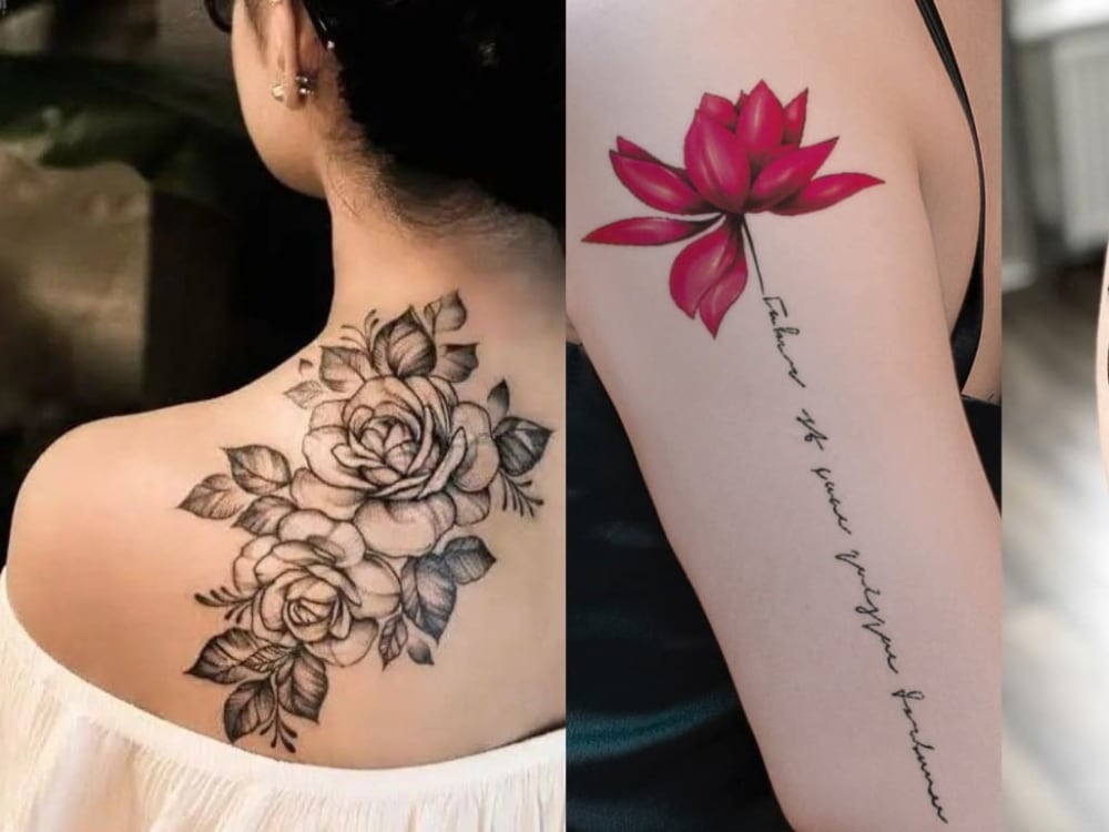 Beautiful Floral Tattoo Design Upwork