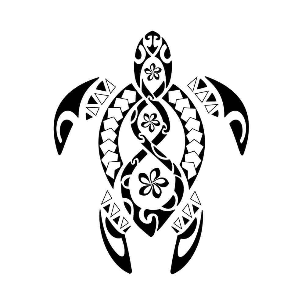 Beautiful Polynesian Turtle Design Turtle Tattoo Designs Polynesian Tattoos Women Maori