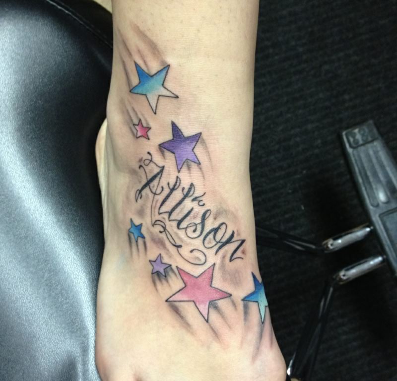 Beautiful Star Name Tattoo Ideas Beautiful Star Name Tattoos Beautiful Name Tattoo Designs