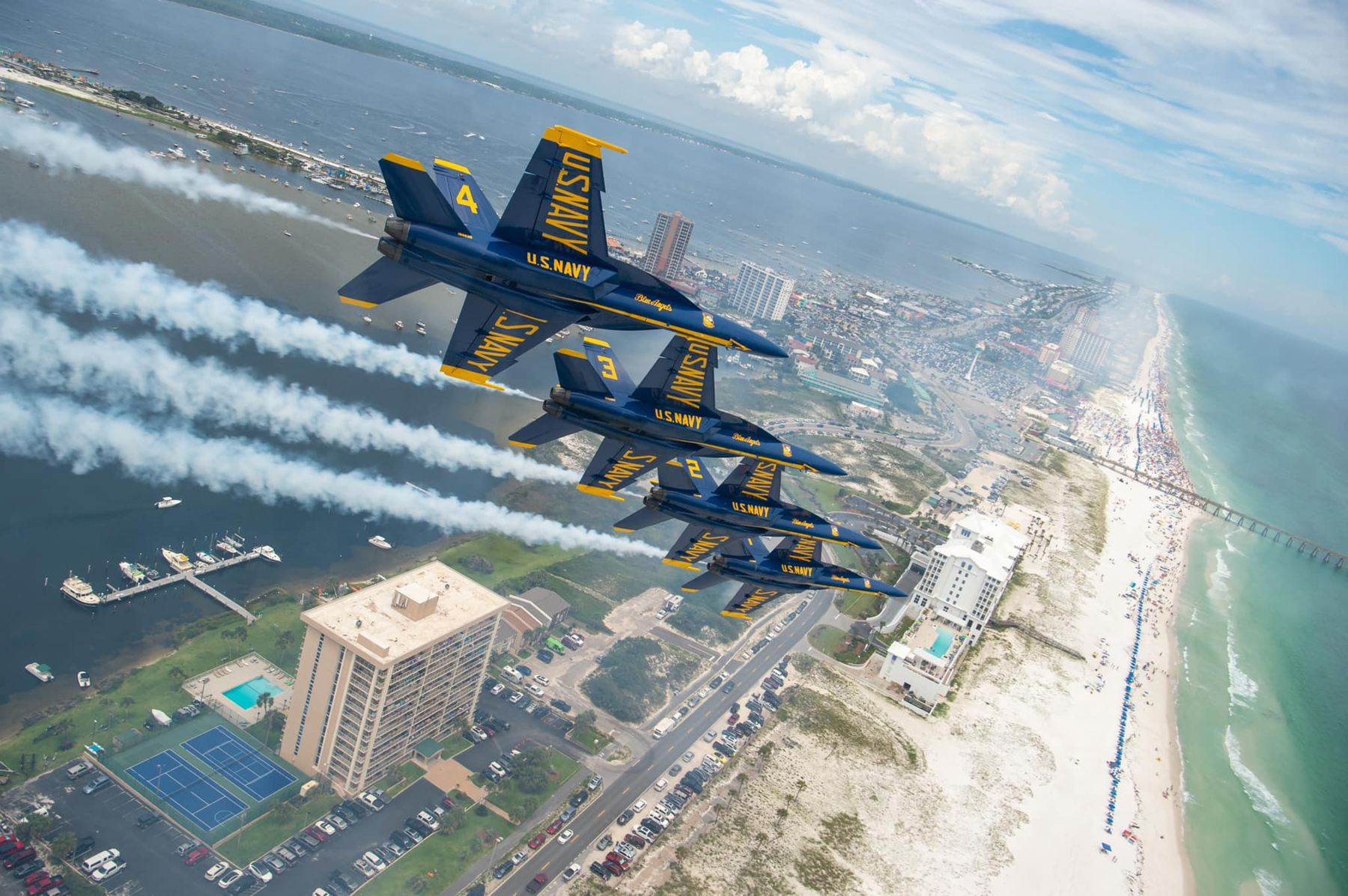 Blue Angels Pensacola Beach Air Show 17 Stock Photo Alamy