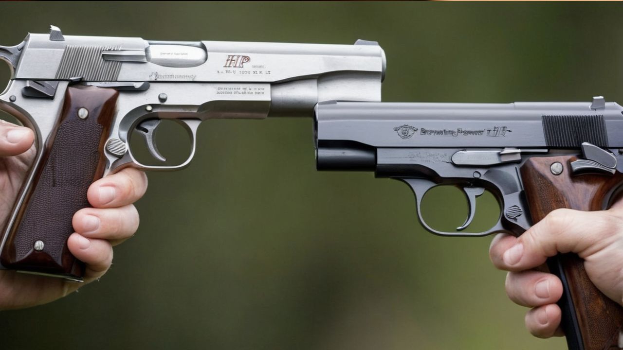 Browning Hi Power vs 1911 Comparison