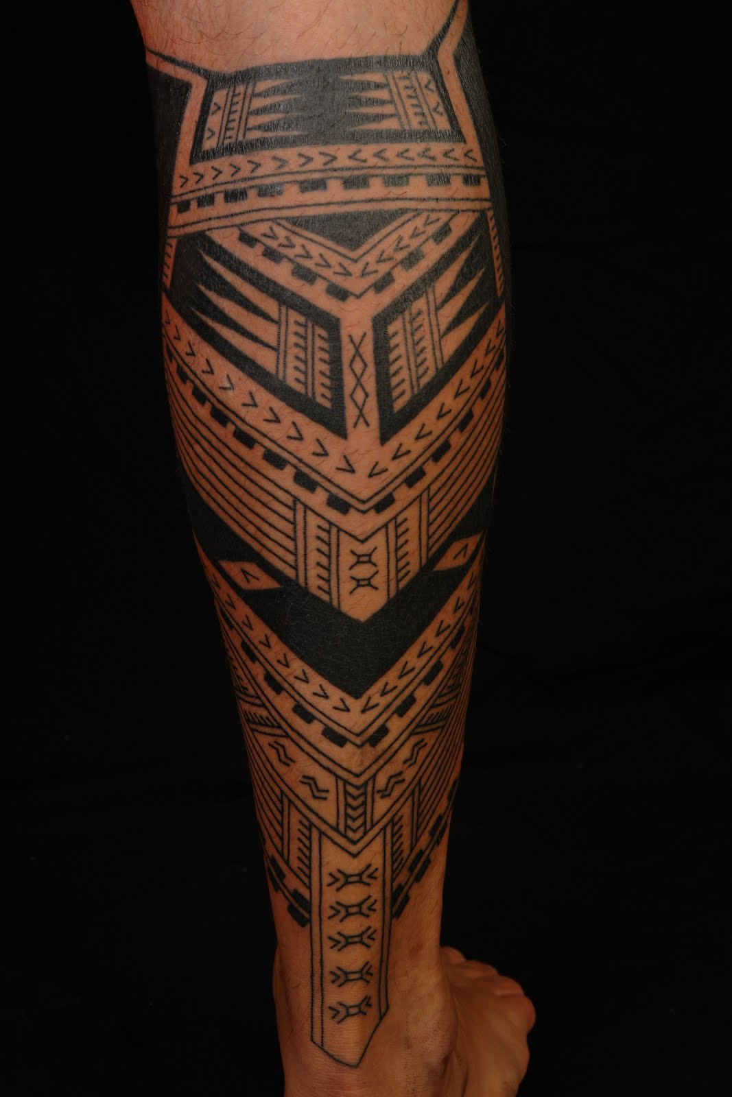 Calf Tattoo Polynesian Samoan Tattoo Polynesian Tattoo Polynesian