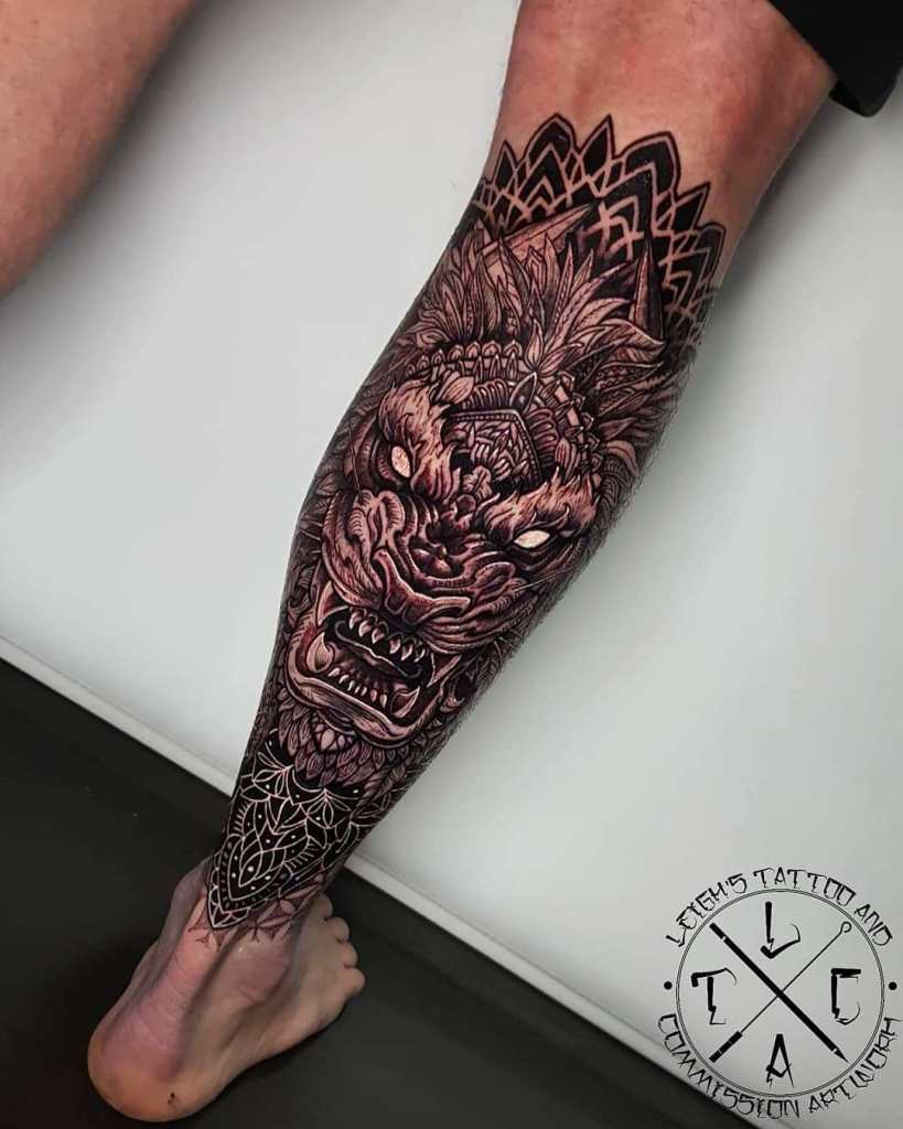 Calf Tattoos Picture List Of Calf Tattoo Designs